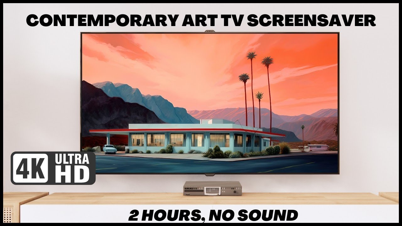 Midcentury Modern — Contemporary Art Screensaver — Turn Your TV Into Art — 4k UHD