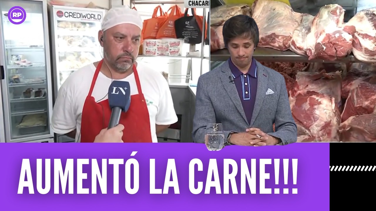 AJUSTE: AUMENTÓ LA CARNE Y ROBERTITO NO PUDO TAPAR ESA REALIDAD