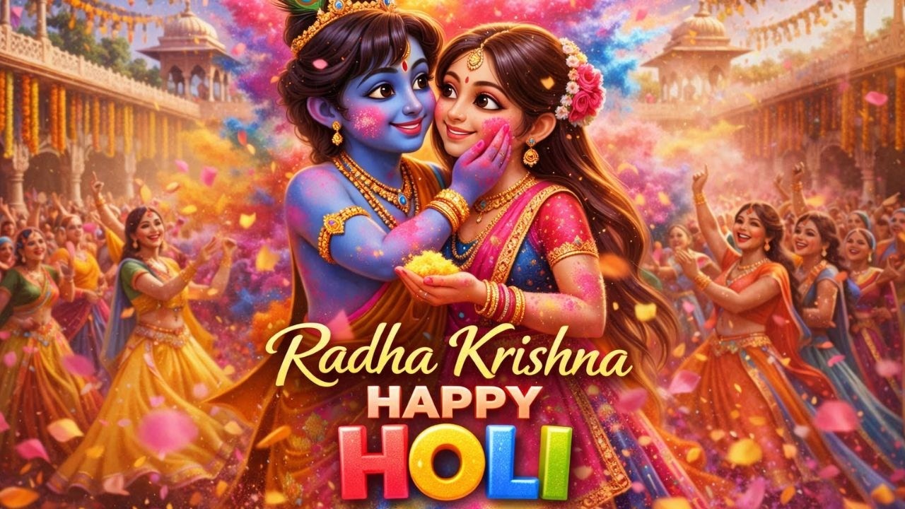 Radha Krishna Rang Barse | Braj Mein Holi | Rang Barse Vrindavan Mein | Bhakti Holi Song