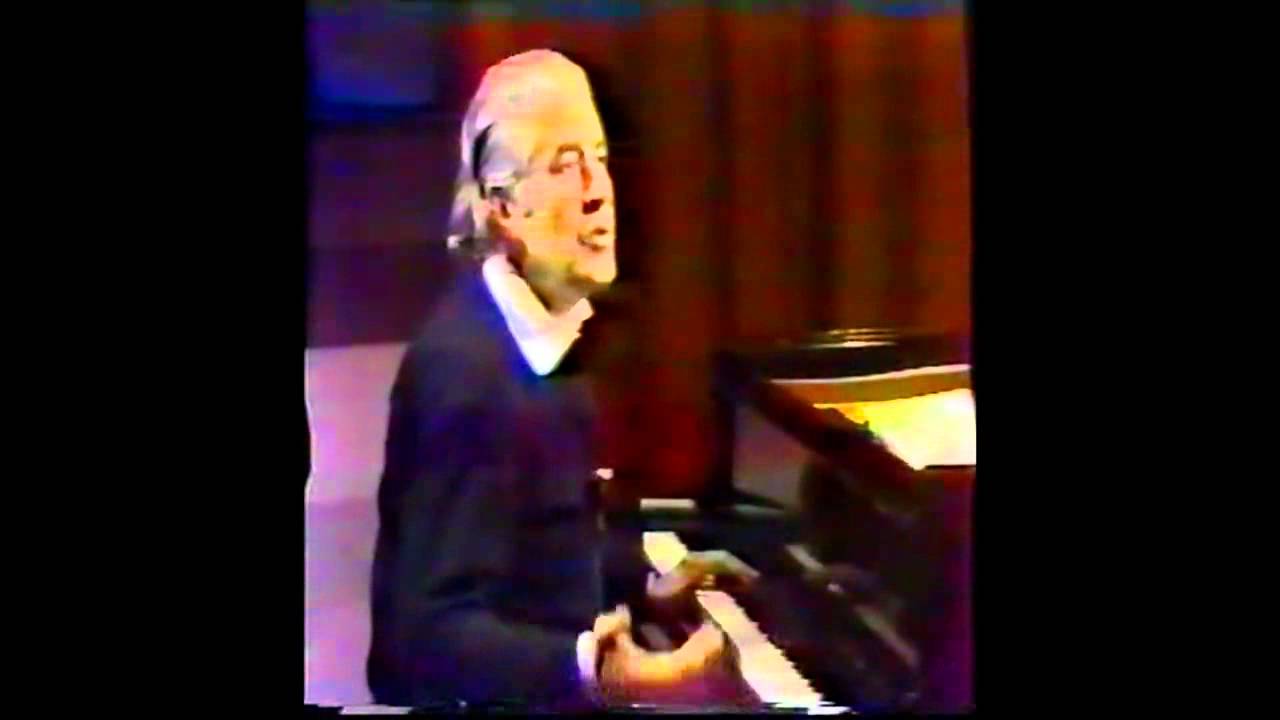 Celibidache at the piano