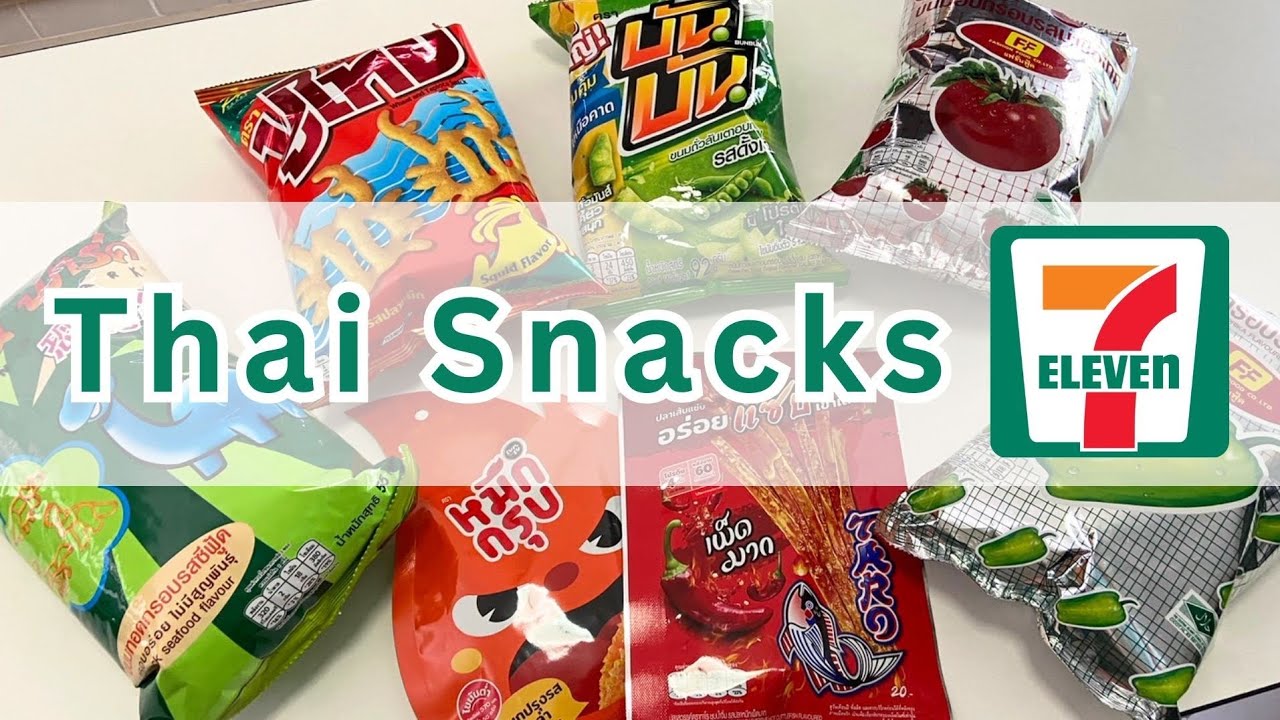 Trying Thai Snacks from 7-Eleven Thailand