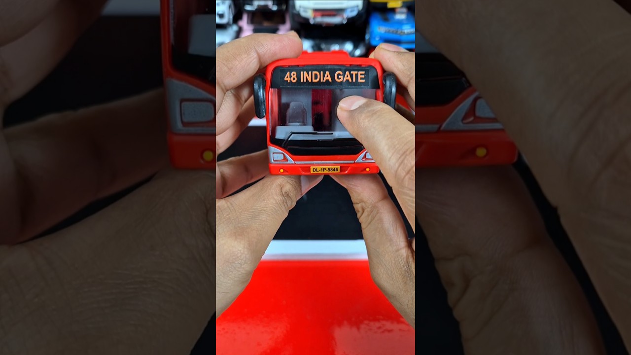 Delhi DTC Bus Toy Unboxing