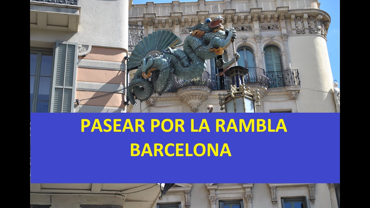 Walking tour Asì es pasear por la Rambla de Barcelona empezando desde Plaza Catalunya el domingo.