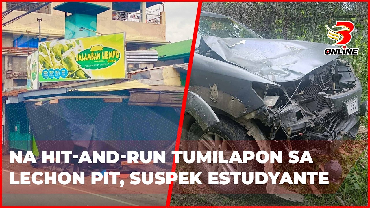 Na hit-and-run tumilapon sa lechon pit, suspek estudyante