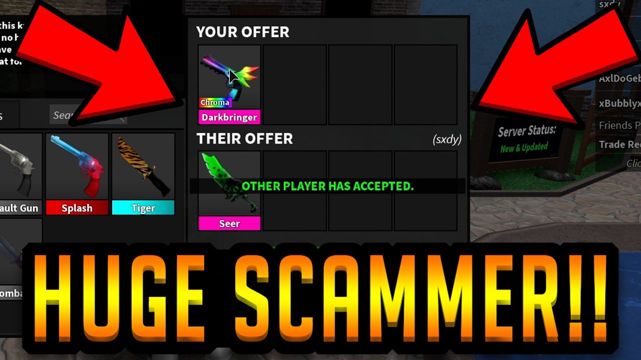 EXPOSING SCAMMERS IN ROBLOX MURDER MYSTERY 2!! *PART 2*  [SOCIAL EXPERIMENT]