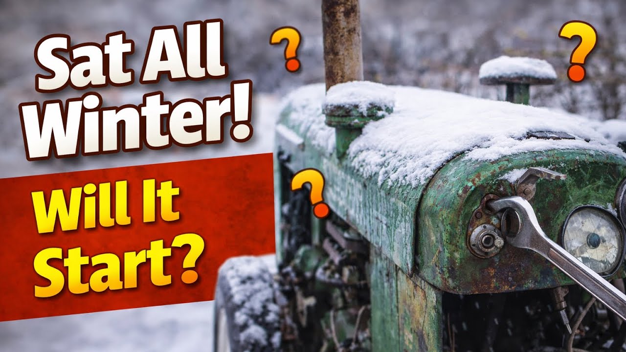 Трактор стояв усю зиму! Чи заведеться навесні? 🚜 Starting a Tractor After Winter! MTZ Tractor Helps
