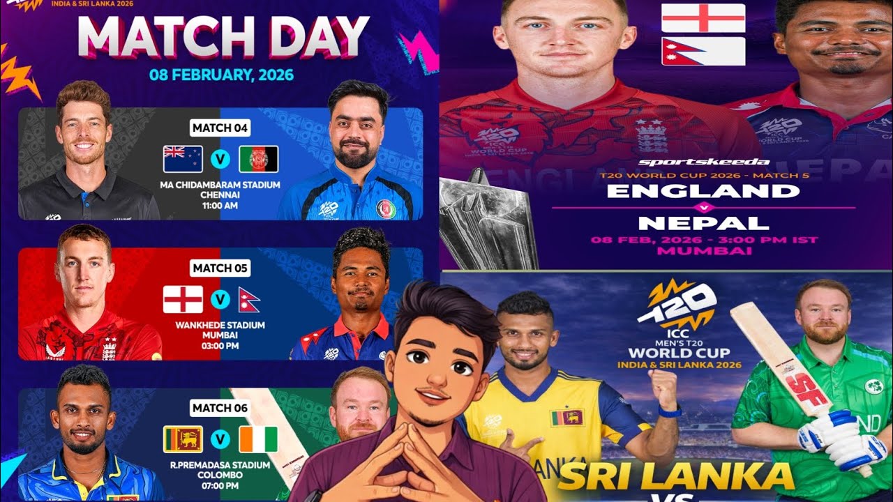 #t20worldcup day two thriller 🏏🔥,#engvsnepal #nzvsafg #slvsire ....