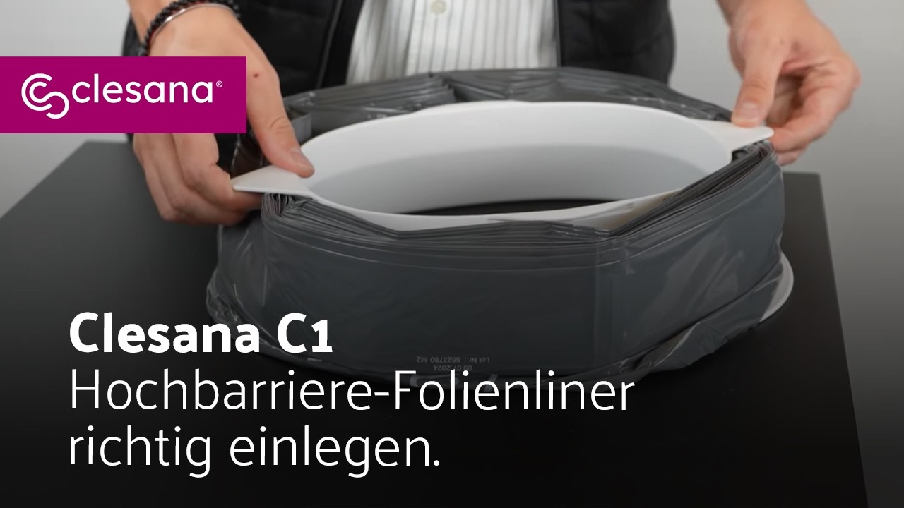 Clesana - Hochbarriere-Folienliner richtig einsetzen (ab 08/2024)