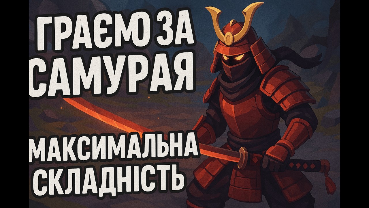 Новий персонаж в Соулстоун Сурвайврс. Самурай. Граємо на максимальній складності.