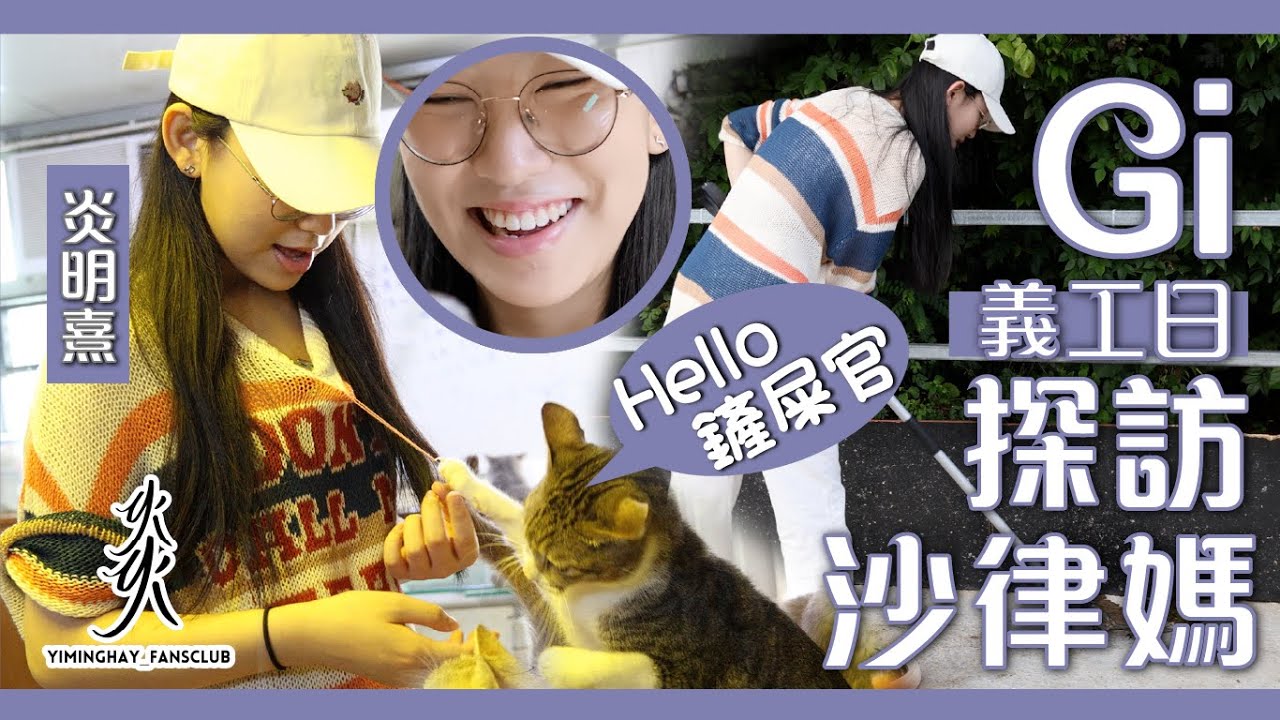【義工特輯】炎明熹Gigi探訪沙律媽｜做貓貓的一日僕人｜被貓狗治癒的一天｜最後仲挑戰清理 _ _ !??