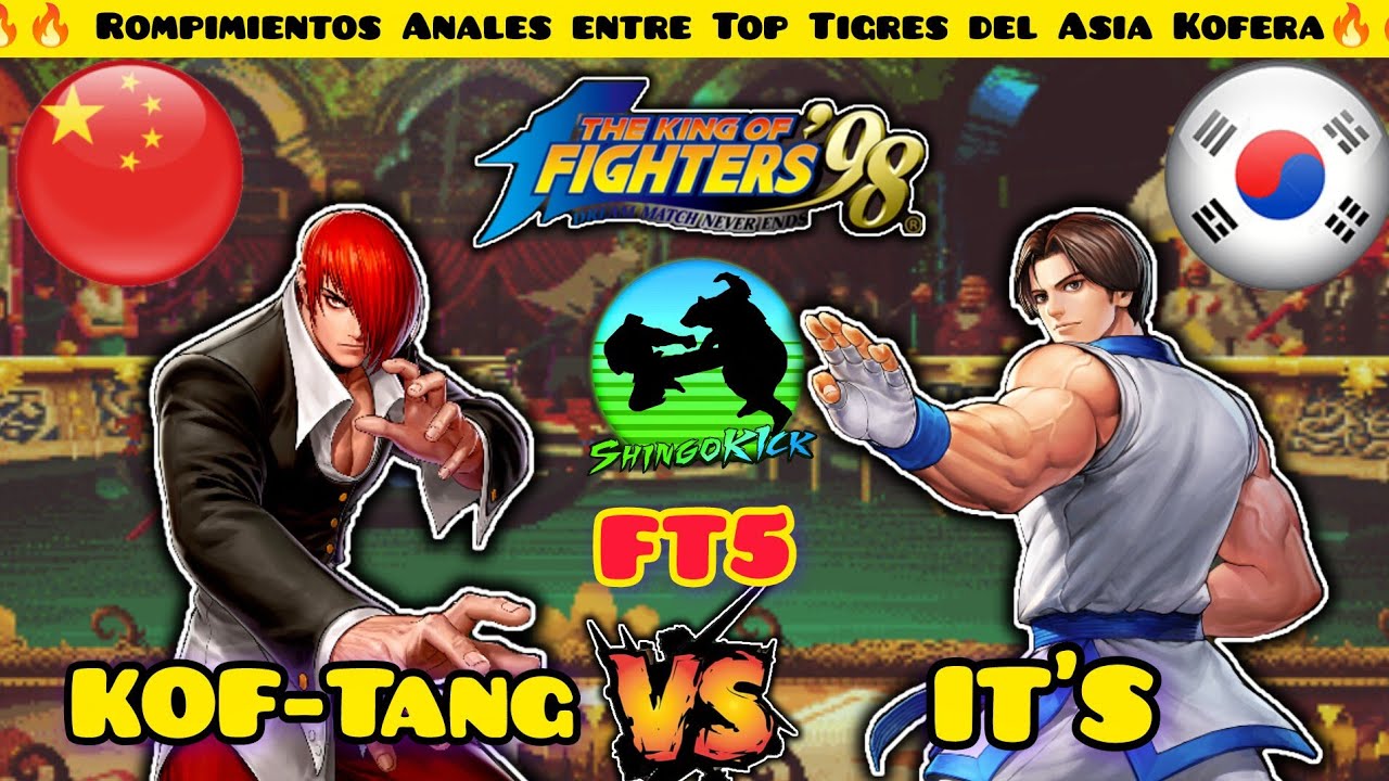 🔥Jugador Top Humillado🔥KOF-Tang🇨🇳🆚It's🇰🇷 FT5 #kof98 