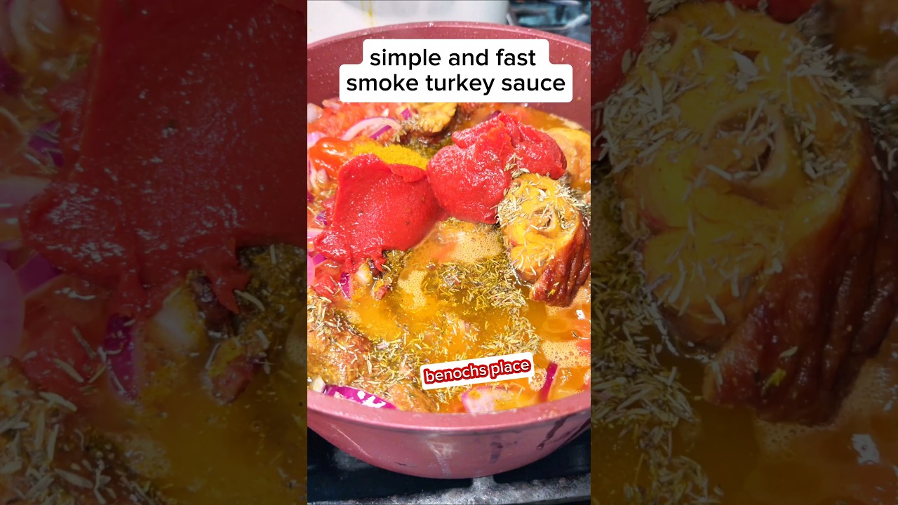 easier way to make smoke turkey sauce