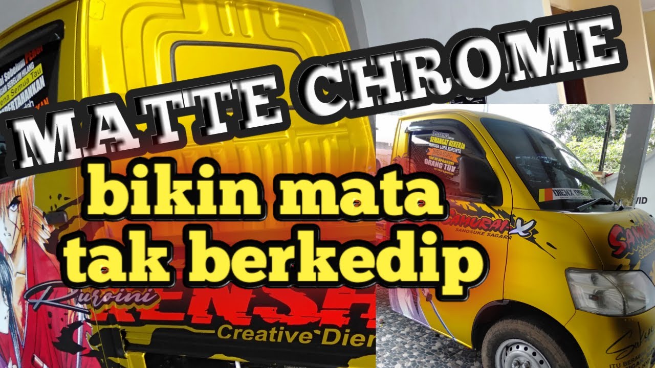 Granmax metalic yellow ll cutting sticker Samurai-X ll bikin mata berkilau emas
