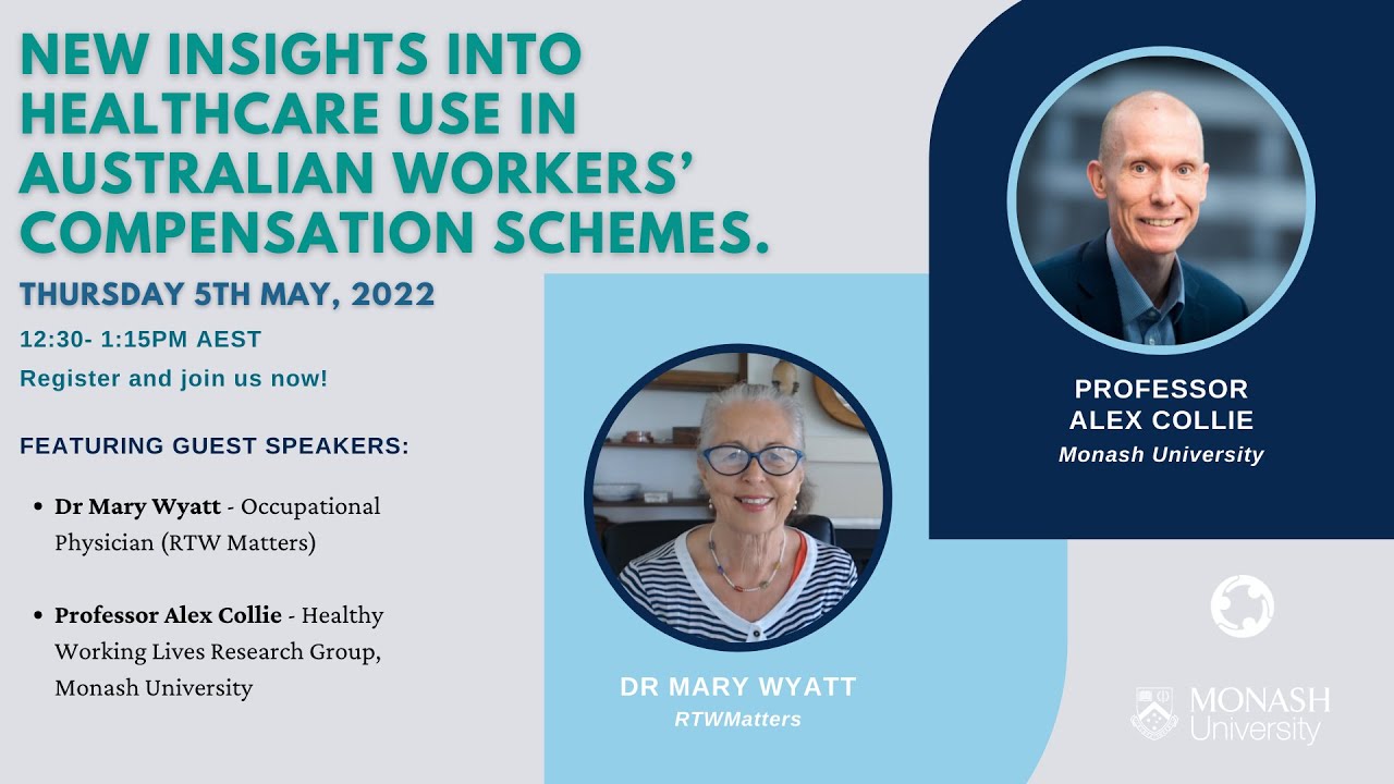 Event 4: New insights into healthcare use in Australian workers’ compensation schemes.