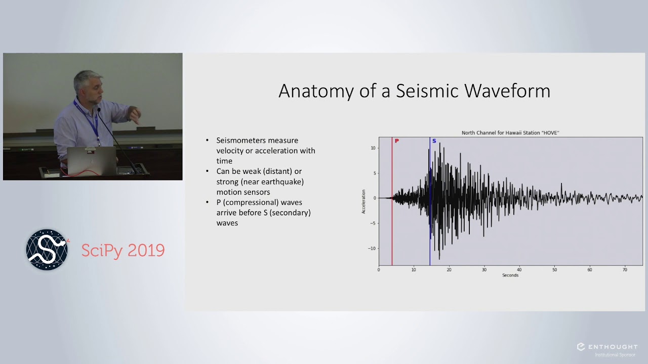 Python in Seismology at the National Earthquake Information Center | SciPy 2019 | Hearne