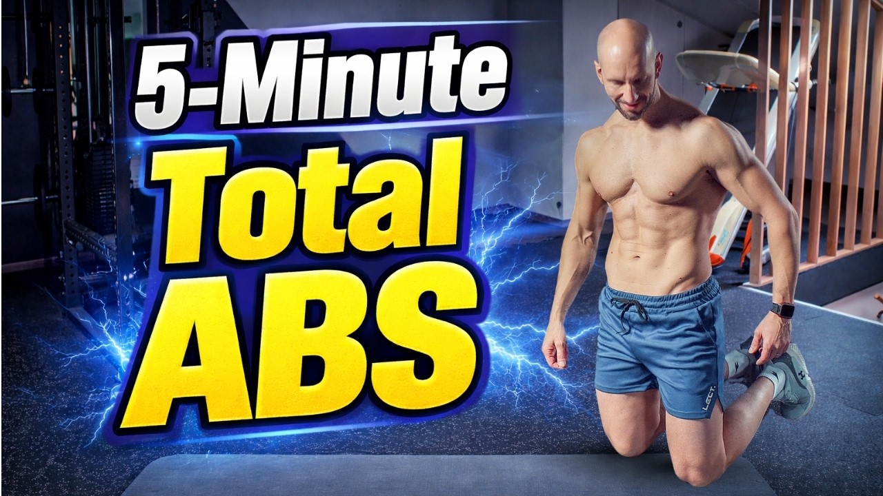 Only 5 Minutes to Feel Your Abs Burn | Total Core Workout at Home