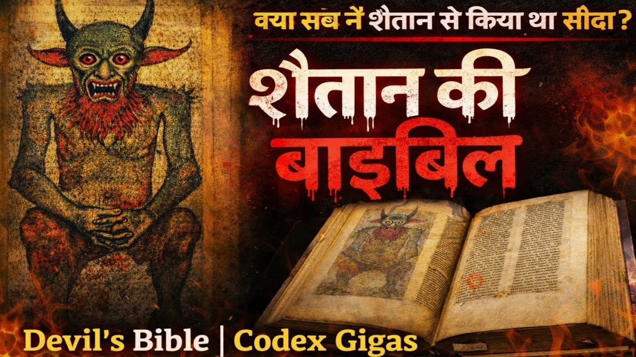 शैतान की किताब - एक रात में लिखी गई 85 किलो की रहस्यमयी किताब जो आज भी जिंदा है | Devil's Bible