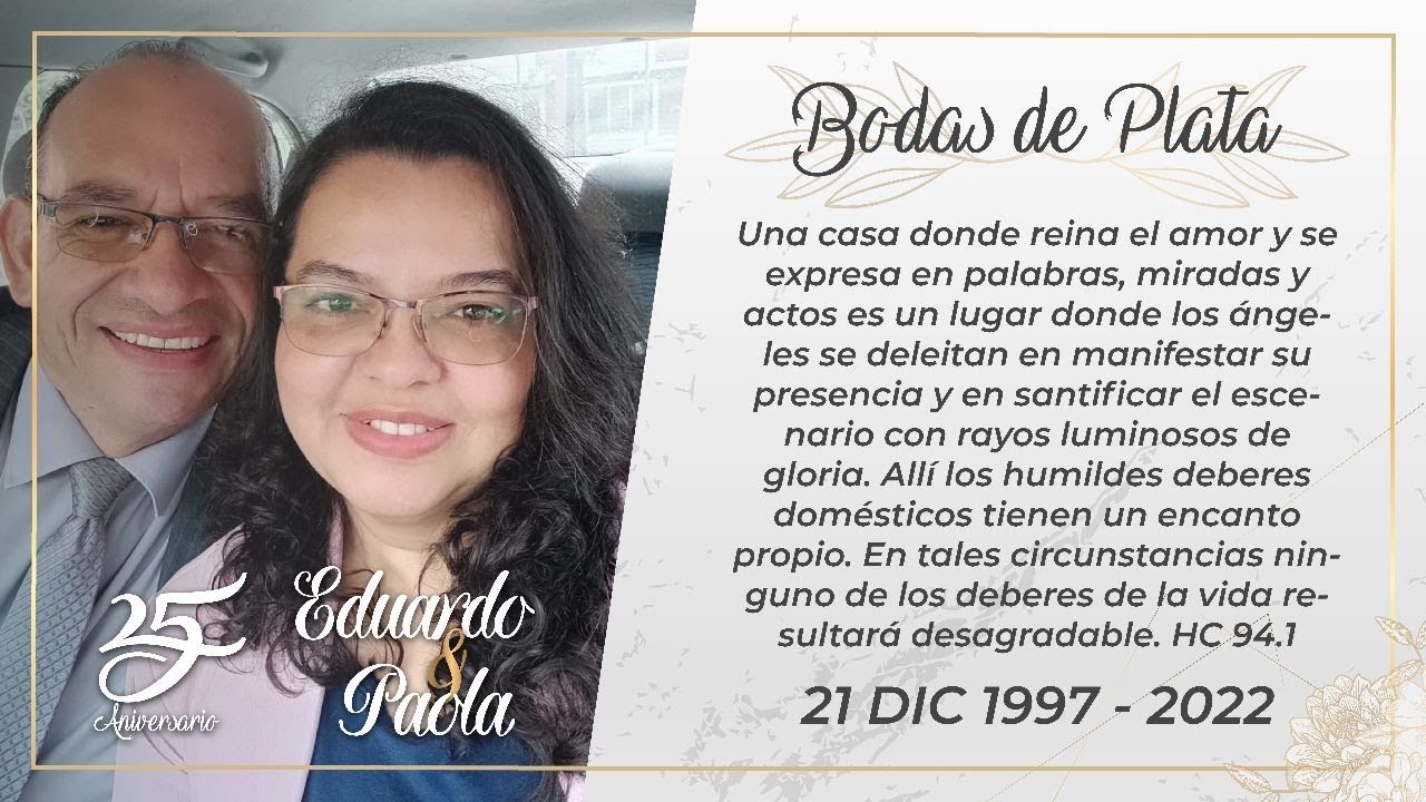Bodas de Plata | 25 Aniversario Eduardo & Paola | Iglesia Universitaria UNAC