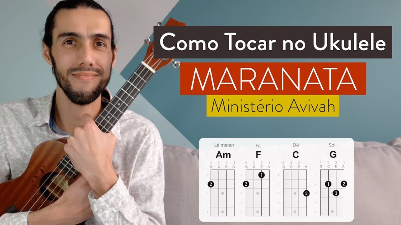 MARANATA do Ministério Avivah | como tocar no ukulele com cifra simplificada
