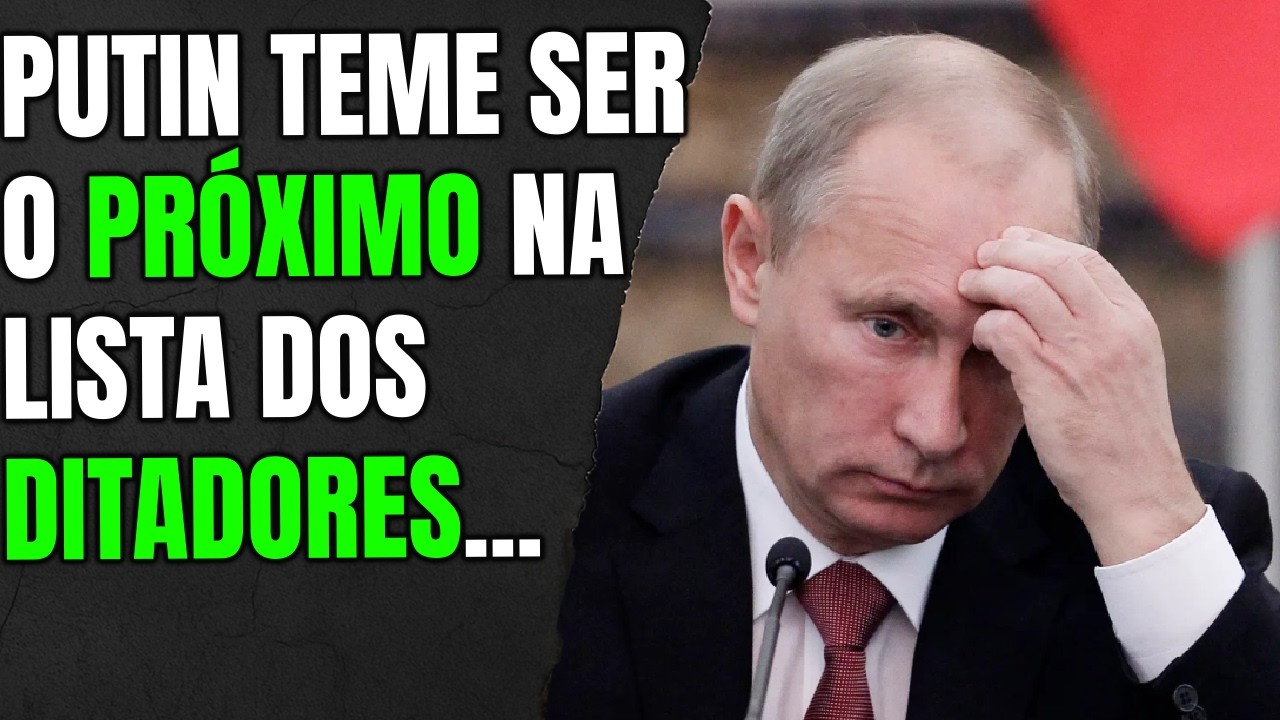 Putin ficou completamente paranóico com a queda do Irã e da Venezuela e teme ser o próximo da lista