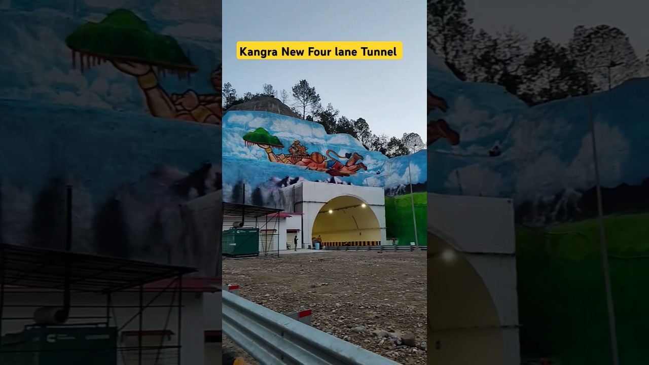 kangra Four lane New tunnel ! #kangra #fourlaneroad #himachal #travelhimachalroads