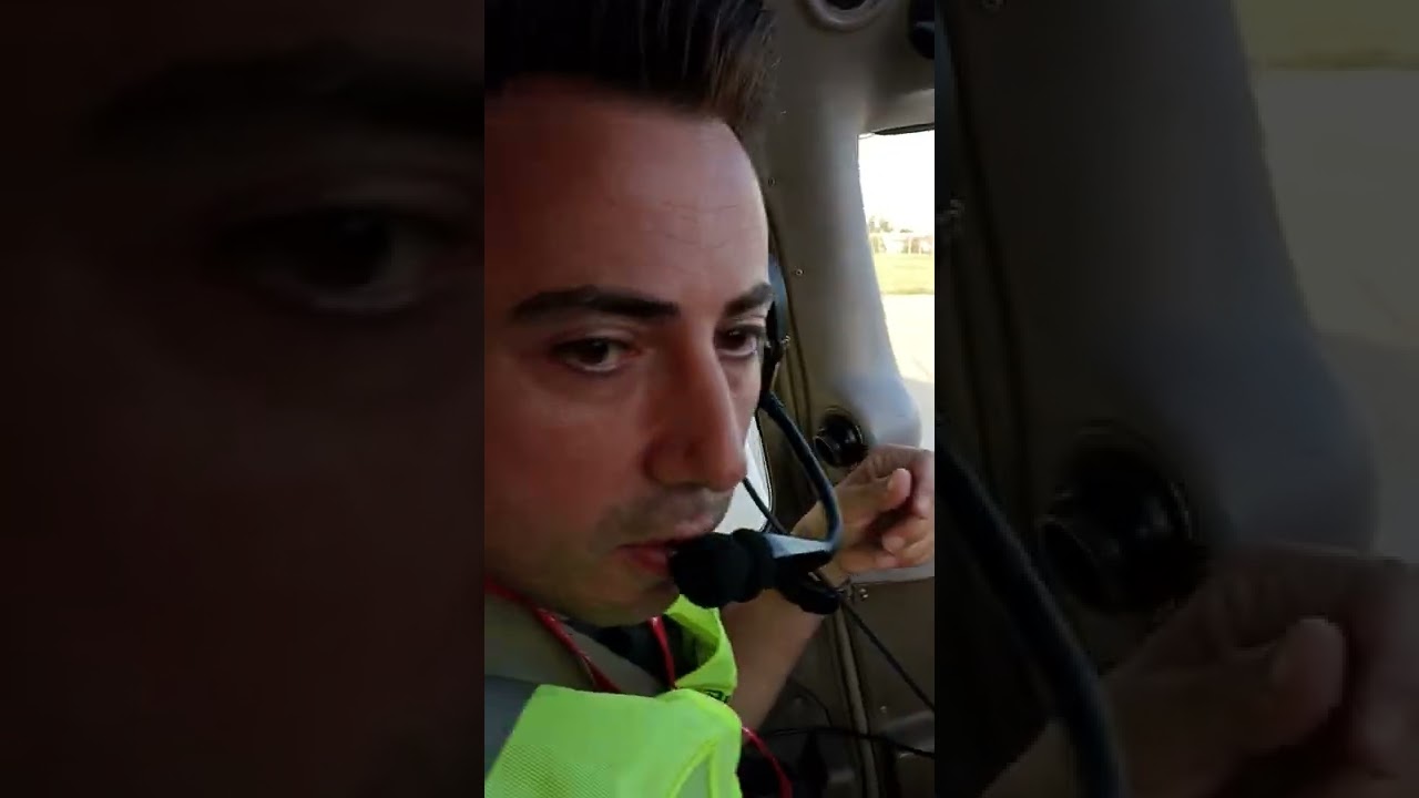 Cessna172 motor çalıştırma.