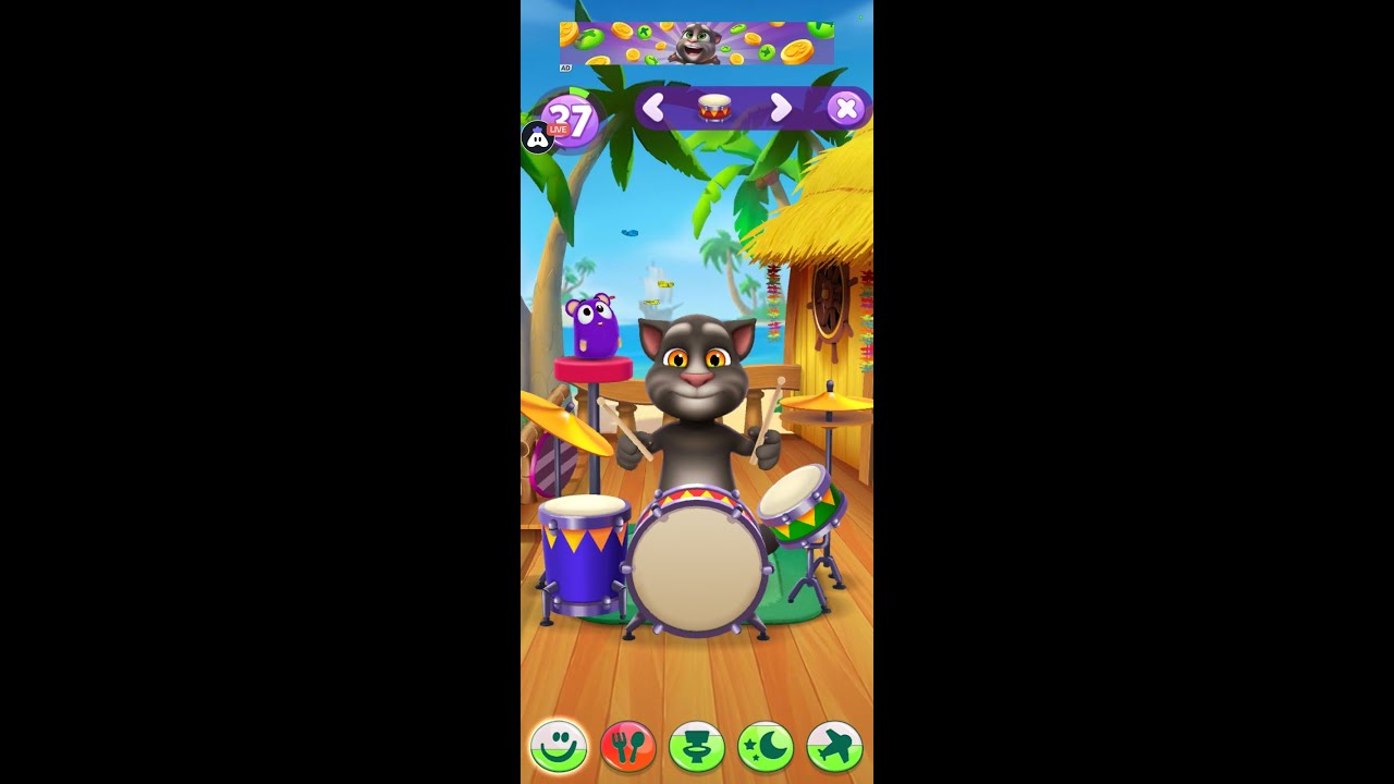 English Talking Tom: 😄 Happy stream | Playing Solo | Streaming with Turnip#shortvideo #short#veril