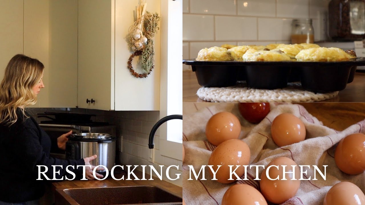 Weekly Kitchen Restock & Meal Prep to Save Time
