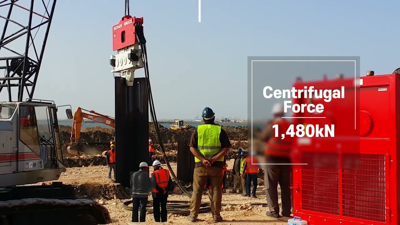 VIBRO HAMMER - SGV-400 [BRUCE PILING EQUIPMENT]