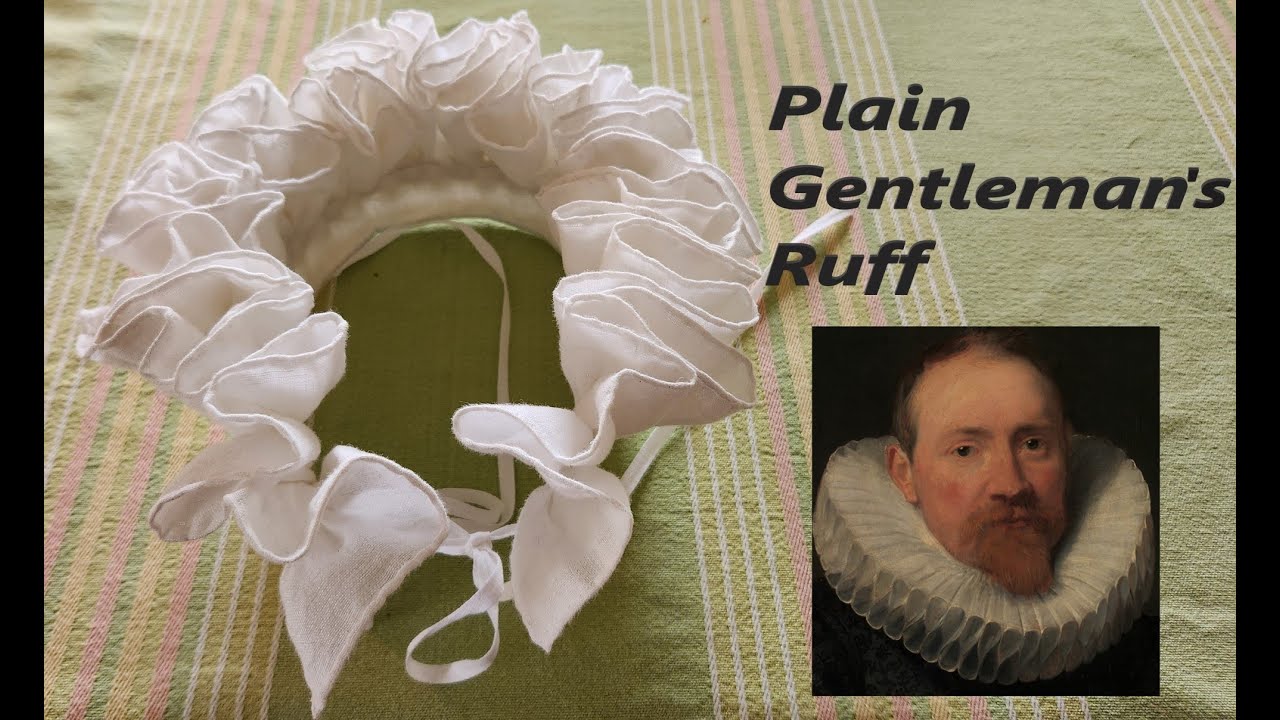 17th Century Gentleman's Ruff making