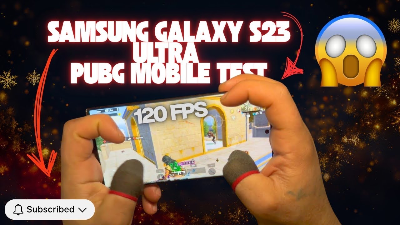 Samsung Galaxy S23 Ultra PUBG Mobile Test | 120 FPS Performance & Heating!