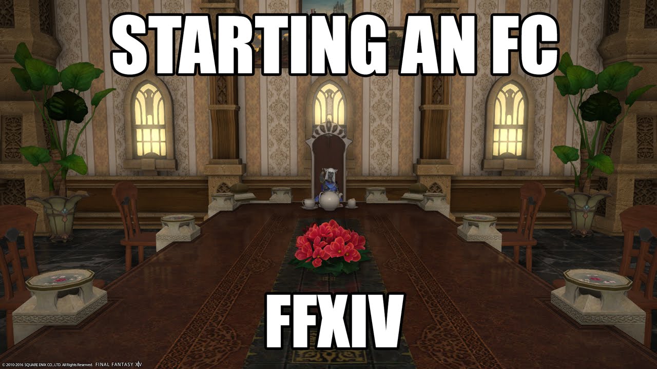 Starting a Free Company in FFXIV