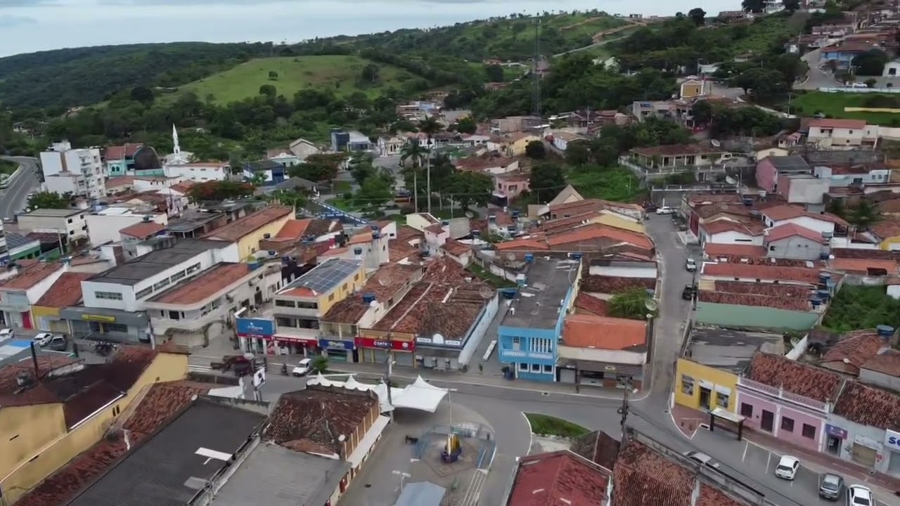 Vista aérea de Bananeiras-PB