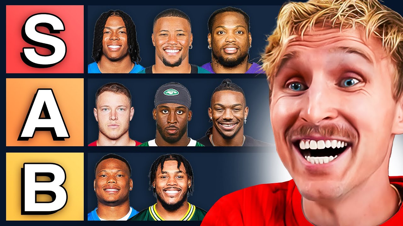 MMG&rsquo;s 2025 NFL RB Tier List!