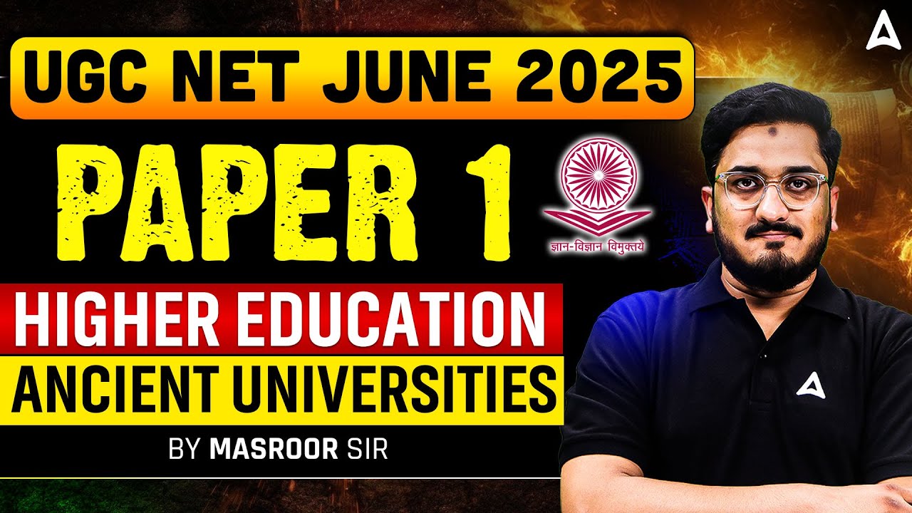 UGC NET Paper 1 Higher Education Ancient Universities | Higher Education System UGC NET Paper 1
