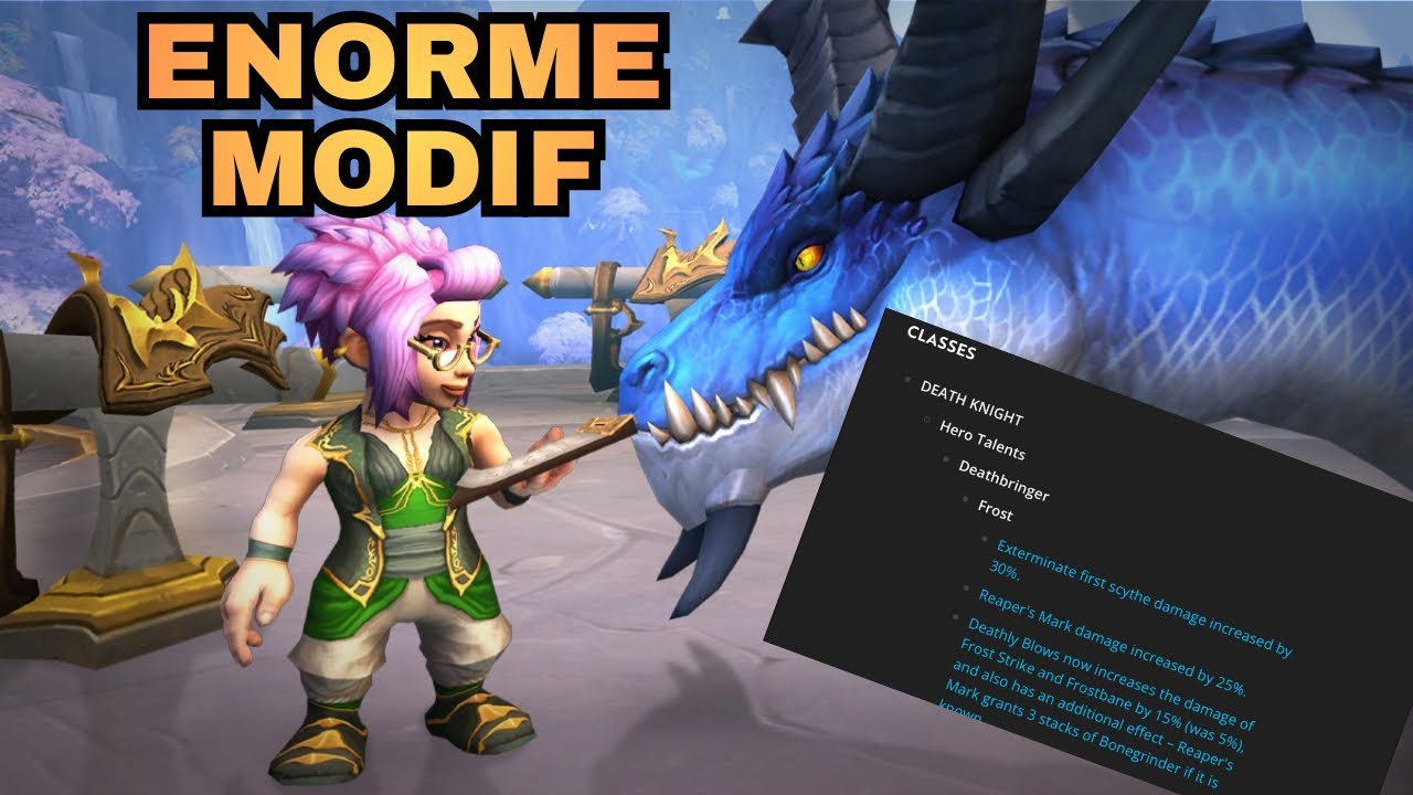 LE PLUS GROS PATCH NOTE : BUFF/NERF MODIFICATION DE CLASSES QUE BLIZZARD AIT JAMAIS FAIT ! MIDNIGHT
