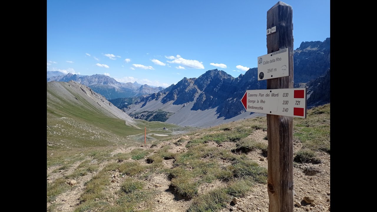 Escursione ad anello da Bardonecchia stazione al Colle della Rho 16_07_2022