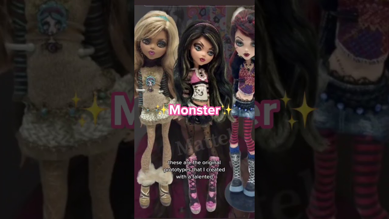Дизайнер Mattel представил прототипы Monster High!