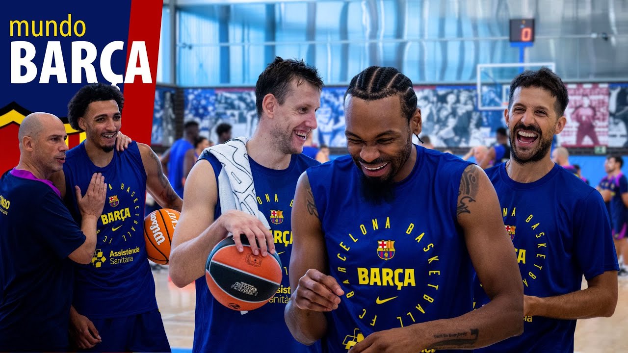 BARÇA | Primer ENTRENAMIENTO de pretemporada del FC BARCELONA de Joan Peñarroya | BASKET