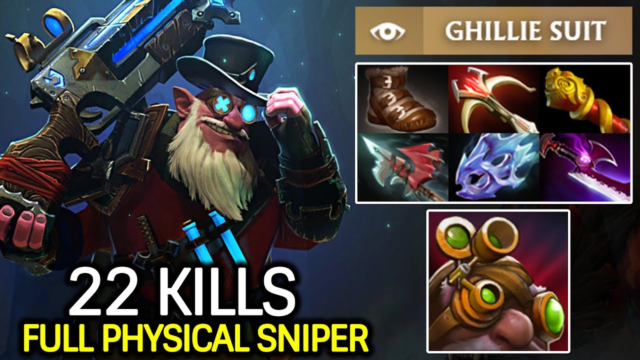 Full Physical Sniper – Machine Gun Hit so Hard Dota 2