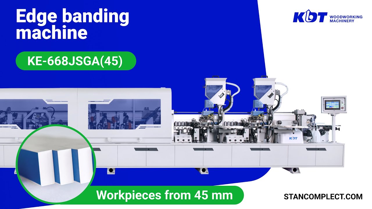 Edge banding machine KDT KE-668JSGA (45) for PUR glue