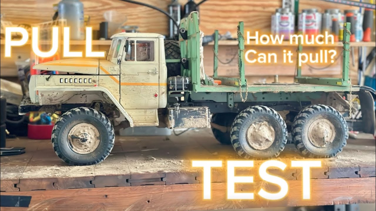 CrossRC uc6 Pull test! Incredible RC power
