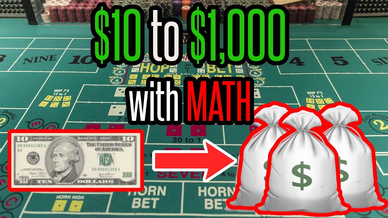 What is the BEST strategy to 100x your money in Craps mathematically?