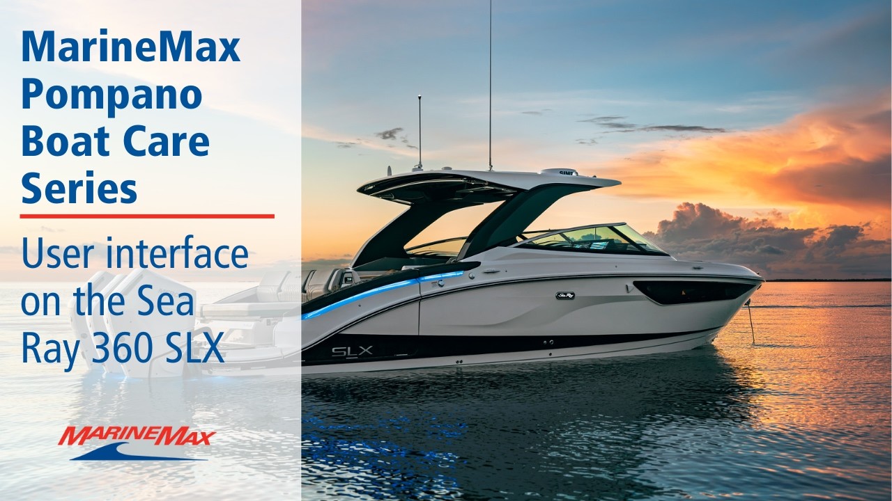 Пользовательский интерфейс на Sea Ray 360 SLX