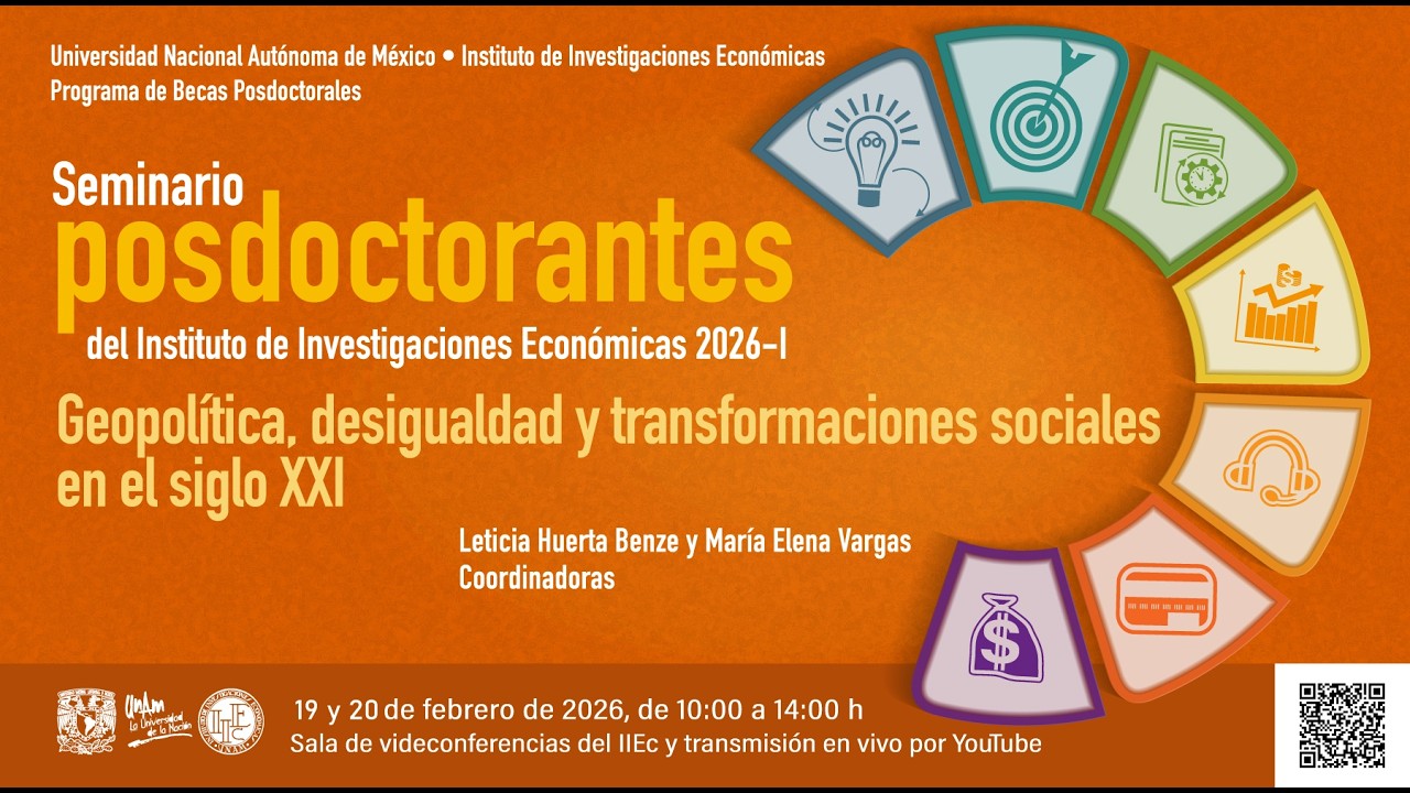 Seminario de posdoctorantes del IIEc 2026-I. Sesión del jueves 19