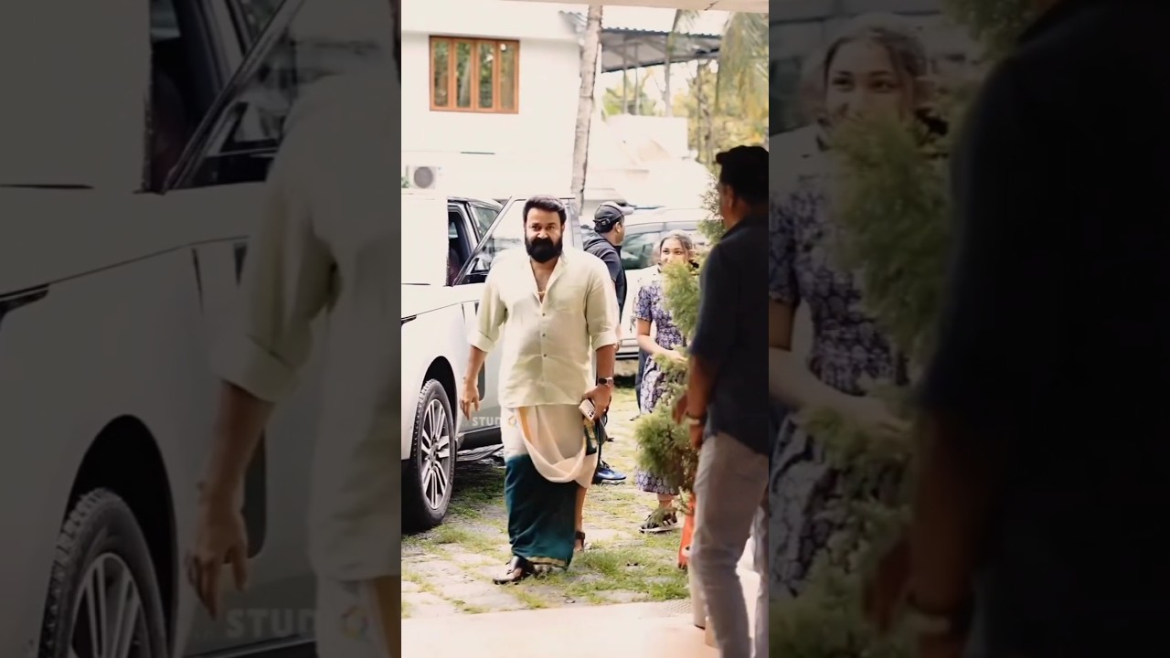 The Iconic 'L' Walk 🔥 #mohanlal #lalettan #actor #celebrity #mollywood #kerala #mohanlalfans2255