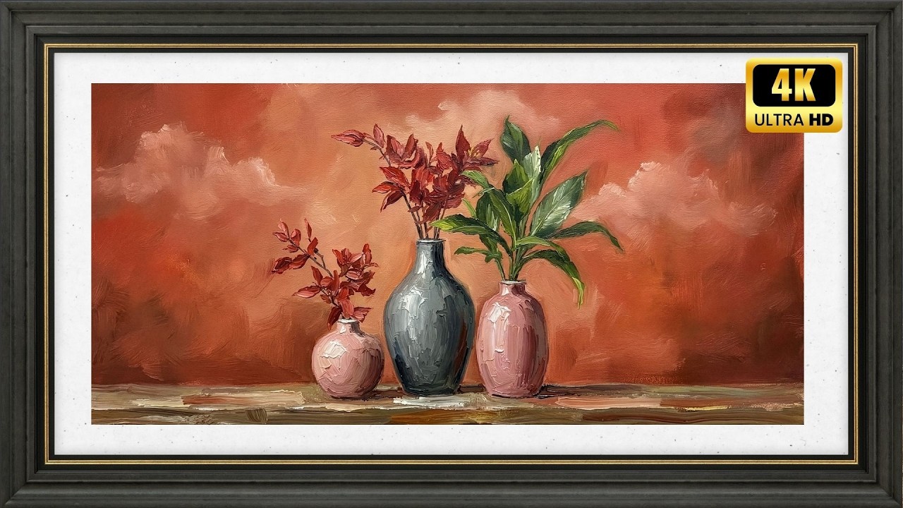 Simple Minimal Still Life | 4K Ambient Wall Art for Samsung Frame TV (8 Hours)