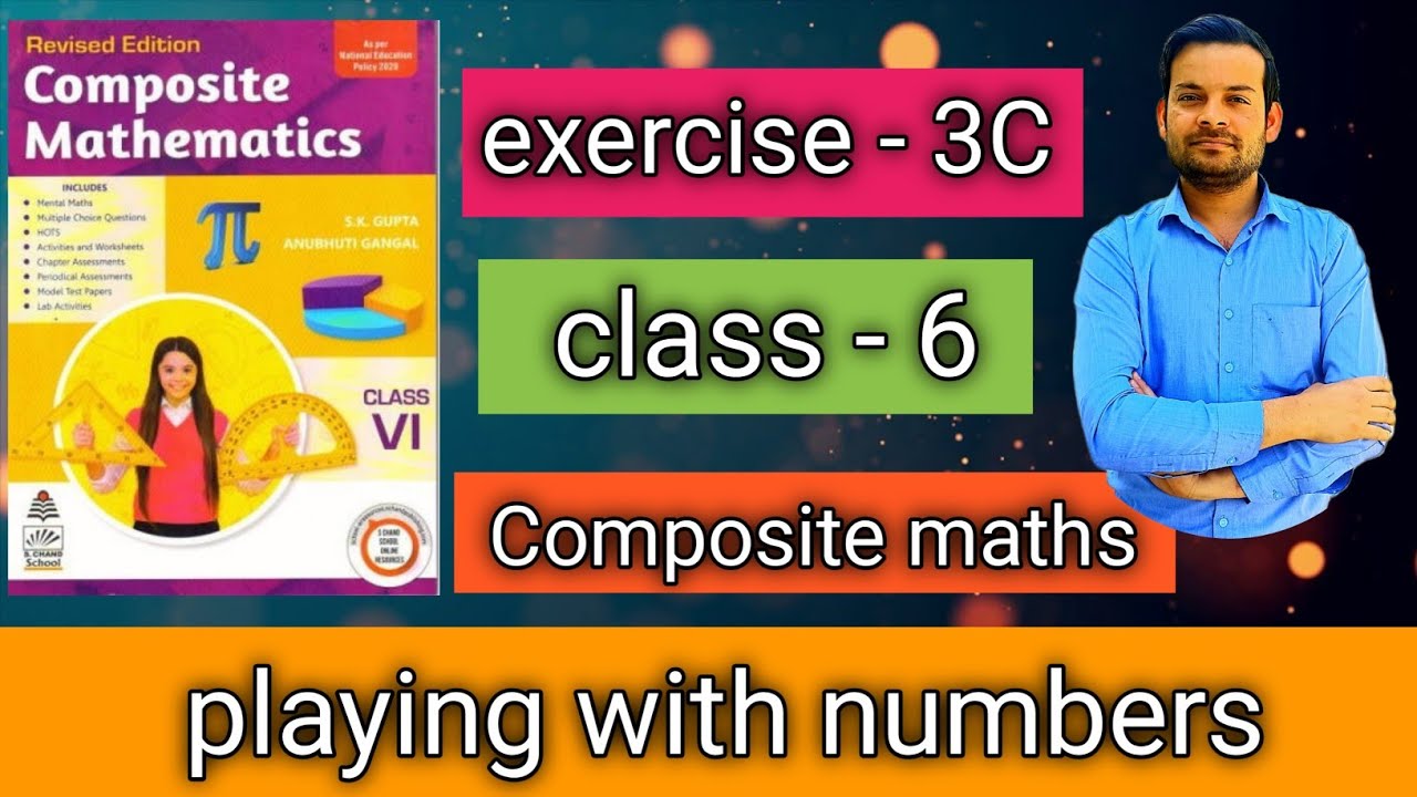 exercise - 3C class 6 | playing with numbers | Composite maths @ntrsolutions