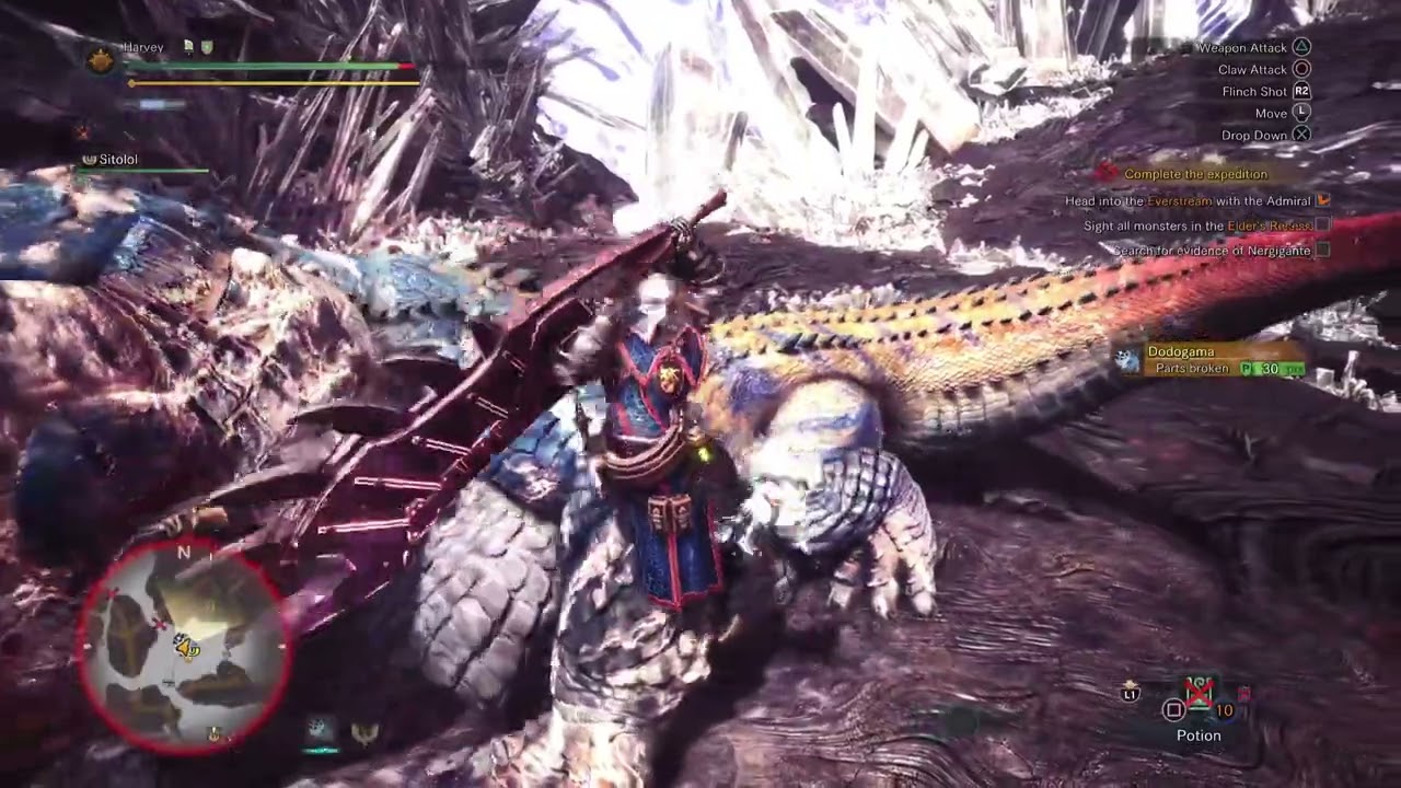 This Monster Looks Cute… But Isn’t (Monster Hunter World - Killing Dodogama)