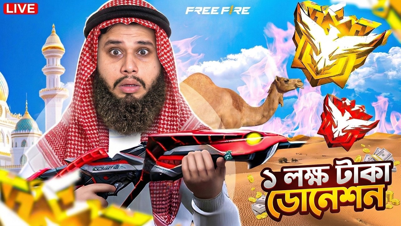 ROAD TO 1M Soon 😱 | Sniper King Showdown 🔥 | Free Fire Live - Epic Comeback?